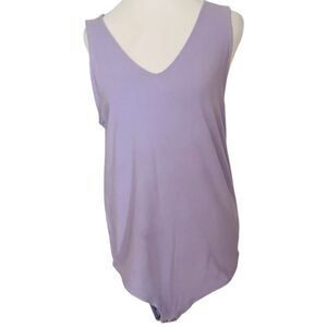 Lavender Sleeveless Bodysuit